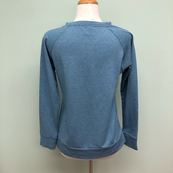 32 Degrees | Women's Long Sleeve Sweatshirt | Loungewear | Blue - Picture 3 of 3